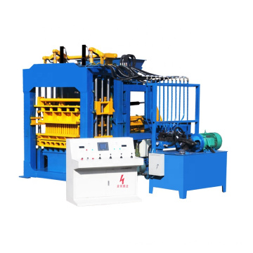 qt12-15 automatic cement concrete paving interlocking hollow brick block making machine